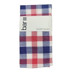 Bar III Checkered Pocket Square Men's. New With Tags $35